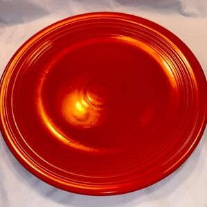 Fiestaware Vintage Orange/Red 14” Platter/Chop Plate